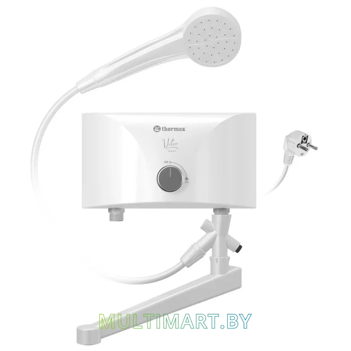 Водонагреватель Thermex Vetro 3500 Combi (кран+душ)
